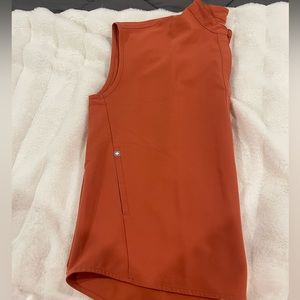 Figs terracotta Rafaela top